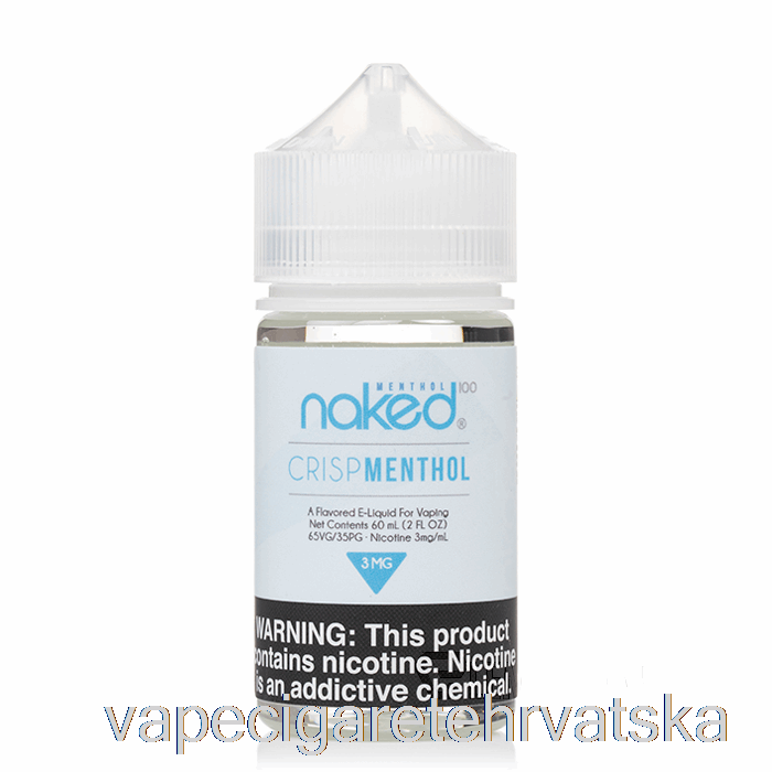 Vape Cigarete Crisp Mentol - Naked 100 Mentol - 60ml 0mg